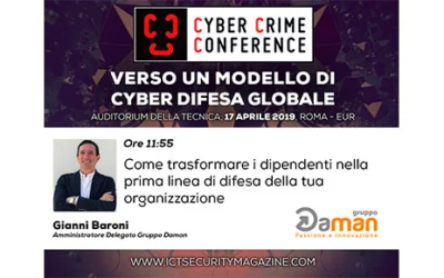 Cyber Crime Conference 2019 – Roma 17 Aprile