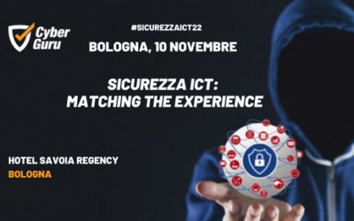 Cyber Guru sarà presente a Sicurezza ICT – Bologna