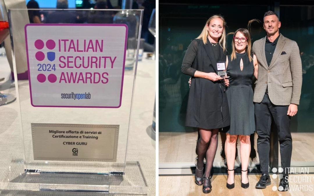 Cyber Guru riceve l’Italian Security Awards 2024