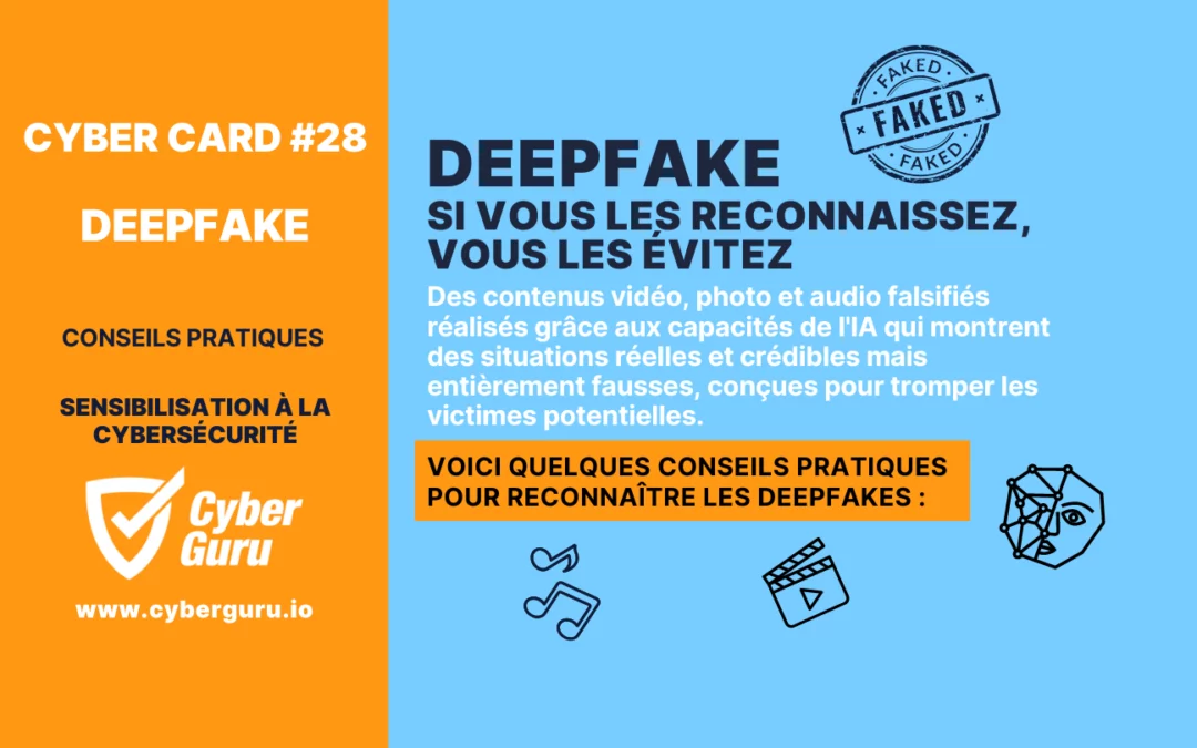 Cyber Carte #28 – Les pièges des deepfakes, comment les reconnaitre et les éviter